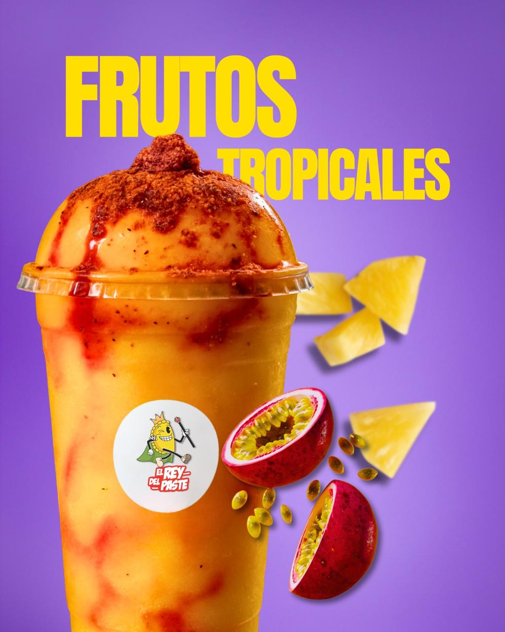 Smoothie de frutos tropicales con tapioca