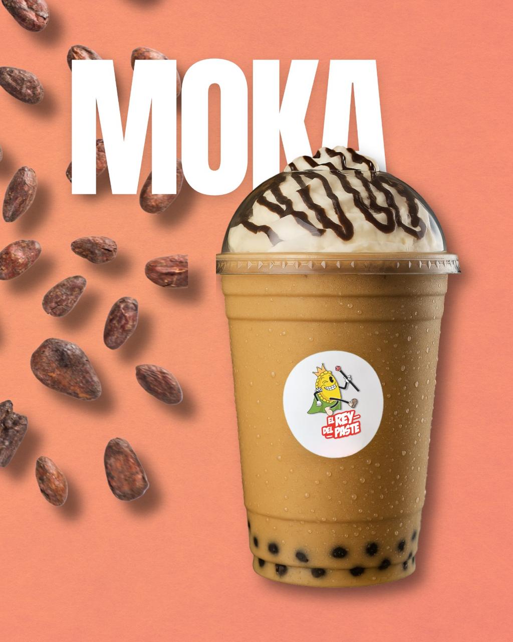Frappe de moka con tapioca