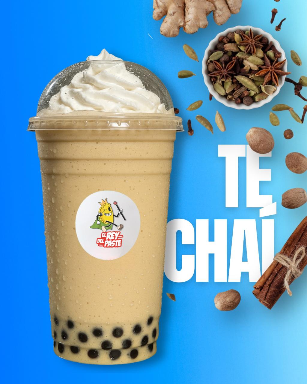 Frappe de te chai con tapioca